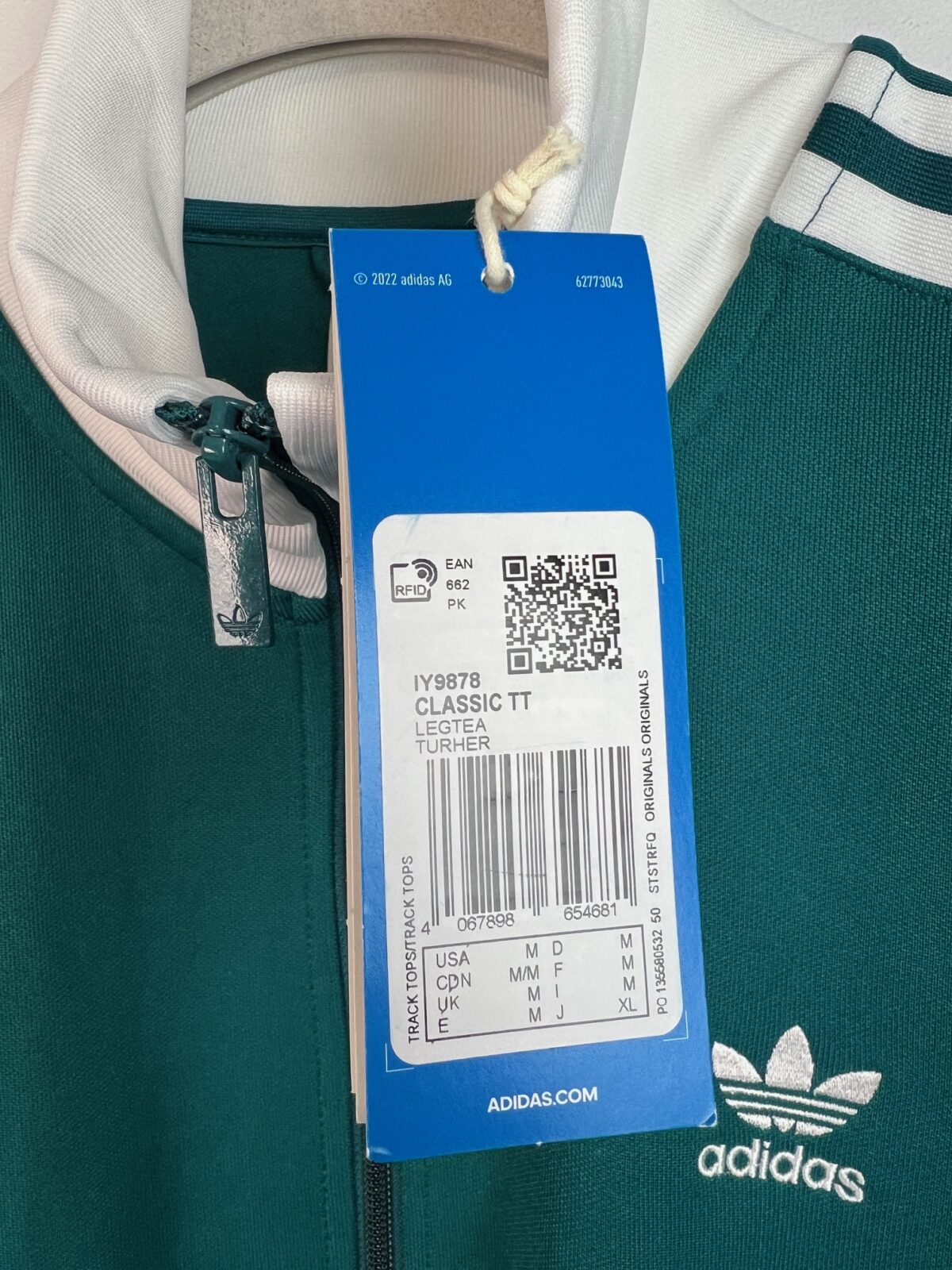 Bluza Adidas męska Classic TT morska M - obrazek 3