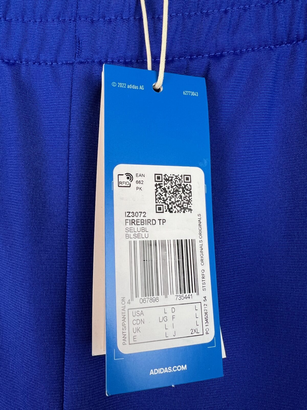 Spodnie dresowe męskie Adidas Originals Firebird TP - obrazek 3