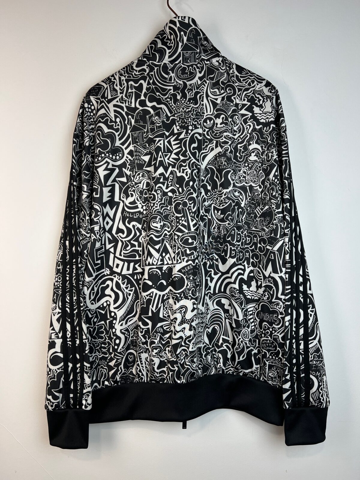 Bluza Adidas x Fewocious graffiti czarna S - obrazek 2