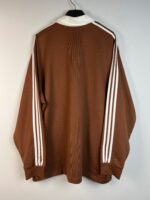 Bluza męska Adidas z kołnierzykiem brązowa 2XL - obrazek 2