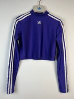 Bluza damska top Adidas fioletowy L