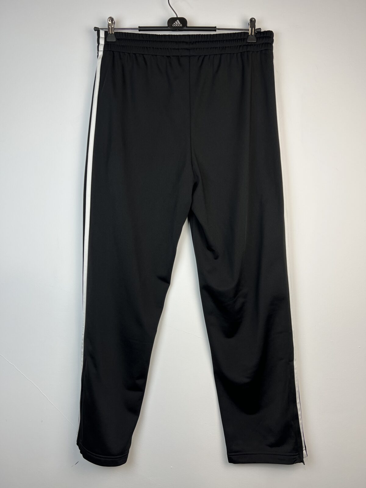 Spodnie dresowe Adidas Originals męskie czarne szerokie M - obrazek 2