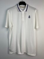 Koszulka polo Adidas FC Real Madryt biała L