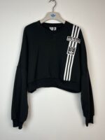 Bluza top Adidas Adibreak czarna XS