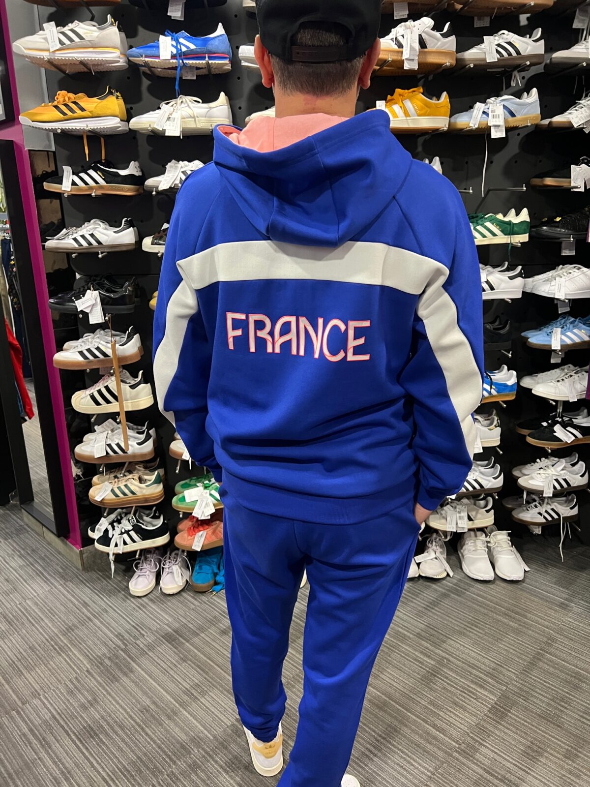 Set [bluza, spodnie] Adidas Team France S - obrazek 3