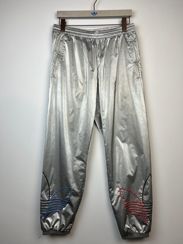 Spodnie męskie Adidas srebrne M