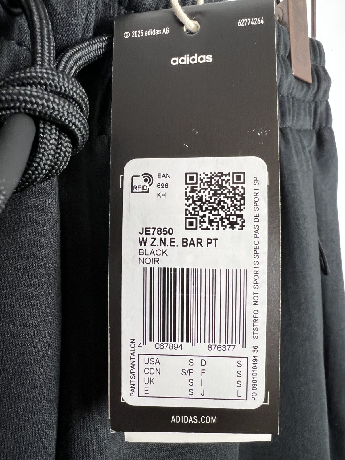 Spodnie damskie Adidas Performance ZNE S - obrazek 2