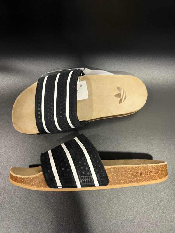 Klapki zamszowe czarne Adidas Adilette RS unisex 39