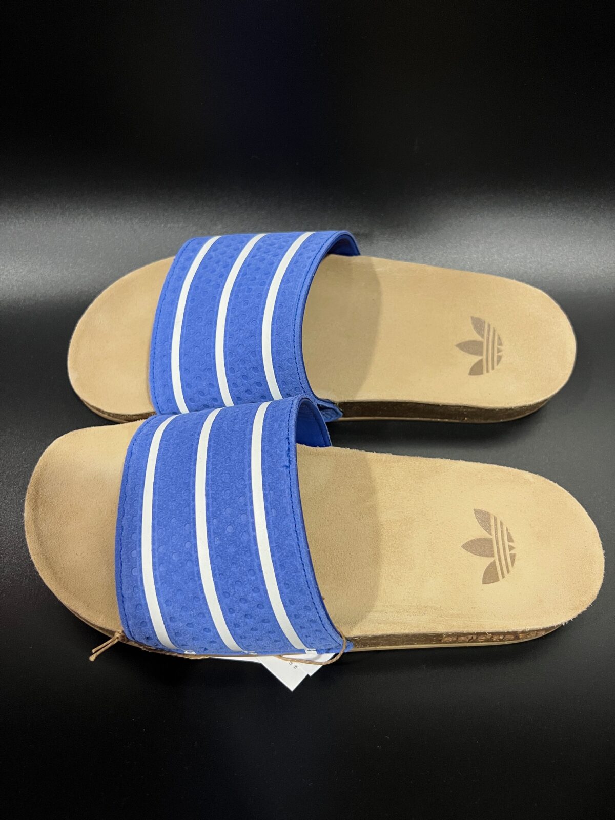 IMG_2214 Klapki zamszowe czarne Adidas Adilette RS unisex 40 1\2 - obrazek 4