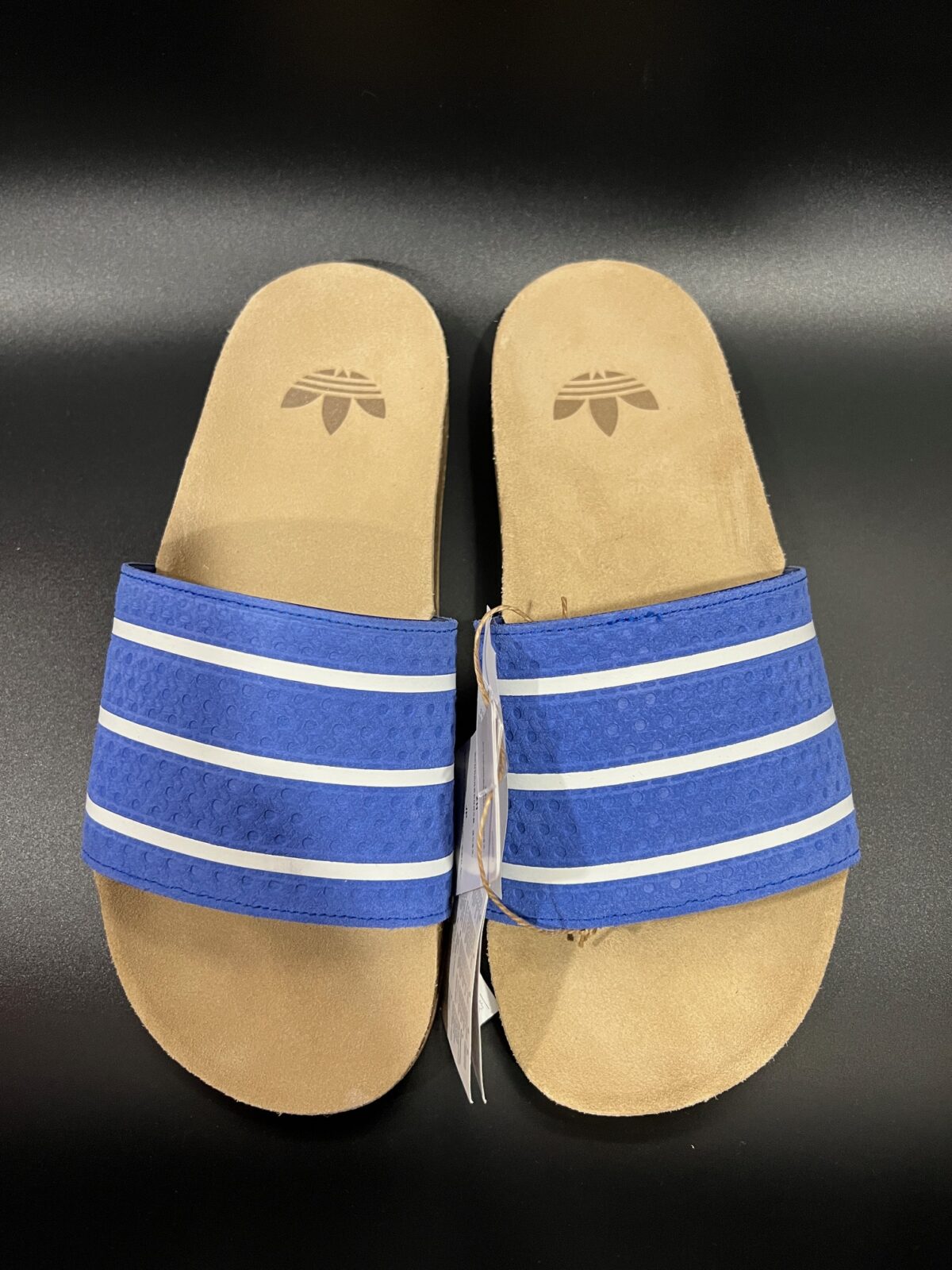 IMG_2217 Klapki zamszowe czarne Adidas Adilette RS unisex 40 1\2 - obrazek 3