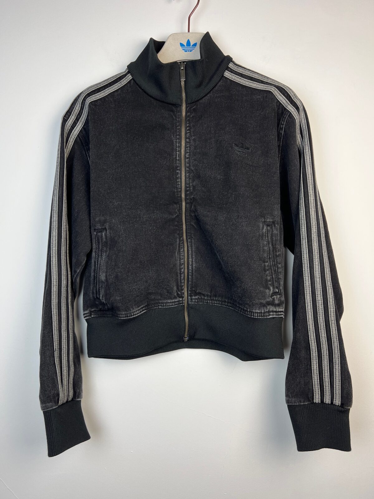 IMG_2319 Bluza kurtka jeansowa Adidas Adicolor Denim czarna L - obrazek 1