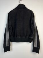 Bluza kurtka jeansowa Adidas Adicolor Denim czarna L - obrazek 2