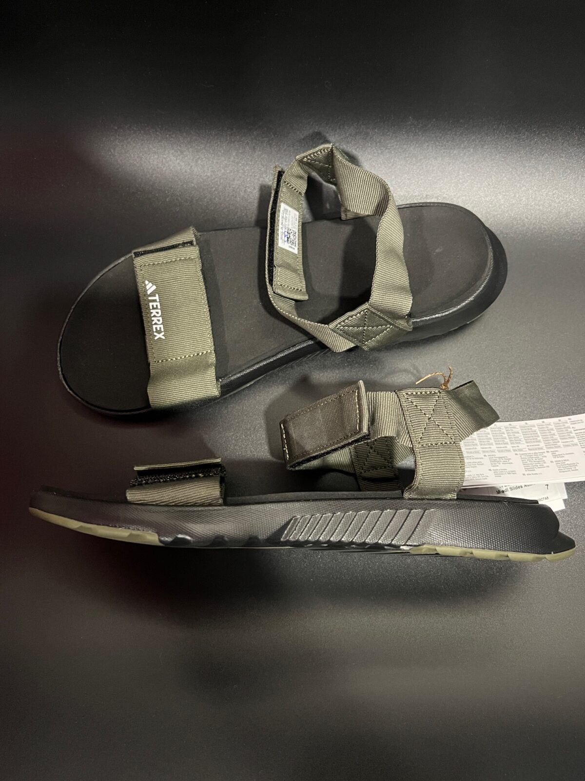 IMG_2352 Sandały unisex Adidas Terrex Hydroterra Light khaki 40 1\2 - obrazek 1