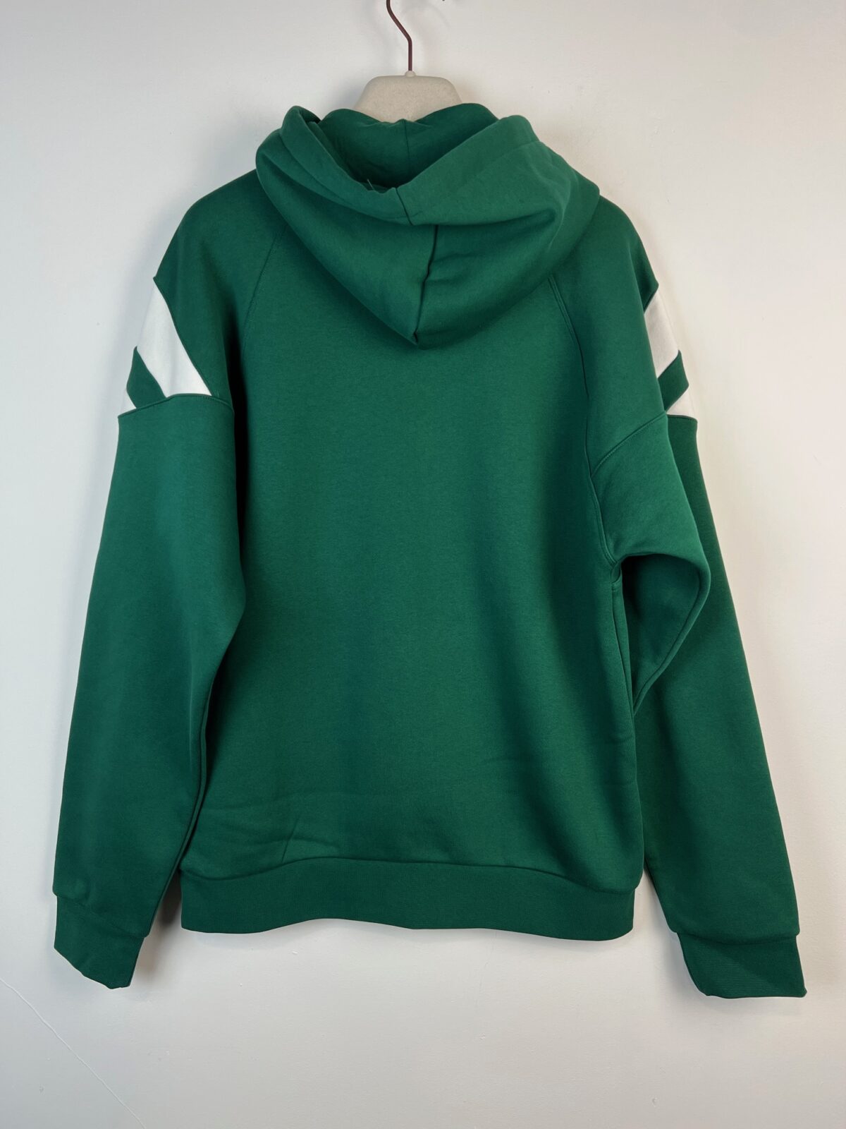 Bluza męska Adidas Originals z kapturem ciemnozielona M - obrazek 2