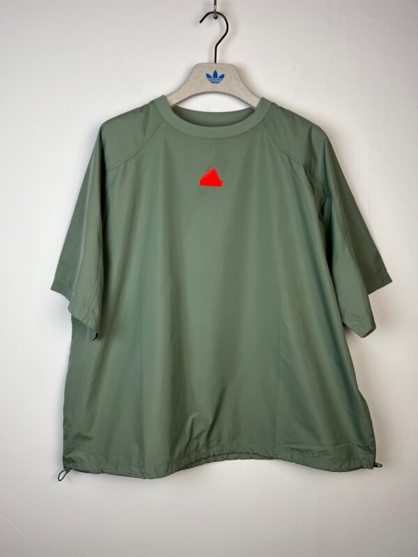 Bluza ortalionowa Adidas z krótkim rękawkiem L