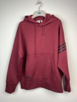 Bluza męska Adidas Neucl burgundowa oversize S