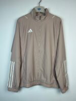 Kurtka wiatrówka Adidas Performance Tiro beżowa L
