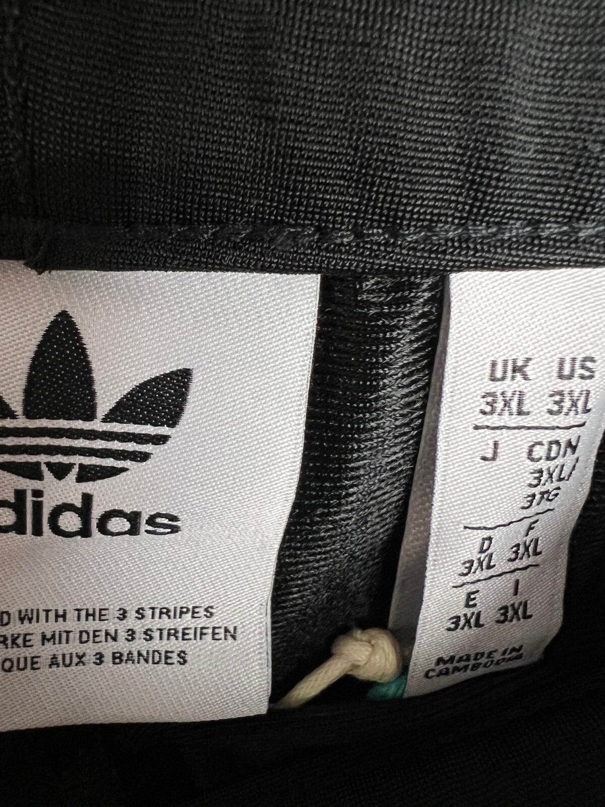 Spodnie męskie Adidas Originals Firebird czarne 3XL - obrazek 2