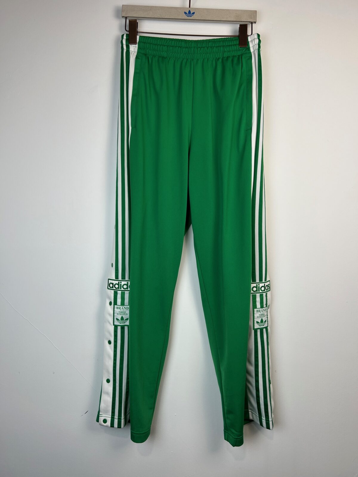 IMG_3038 Spodnie męskie Adidas Adibreak TP zielone L - obrazek 1