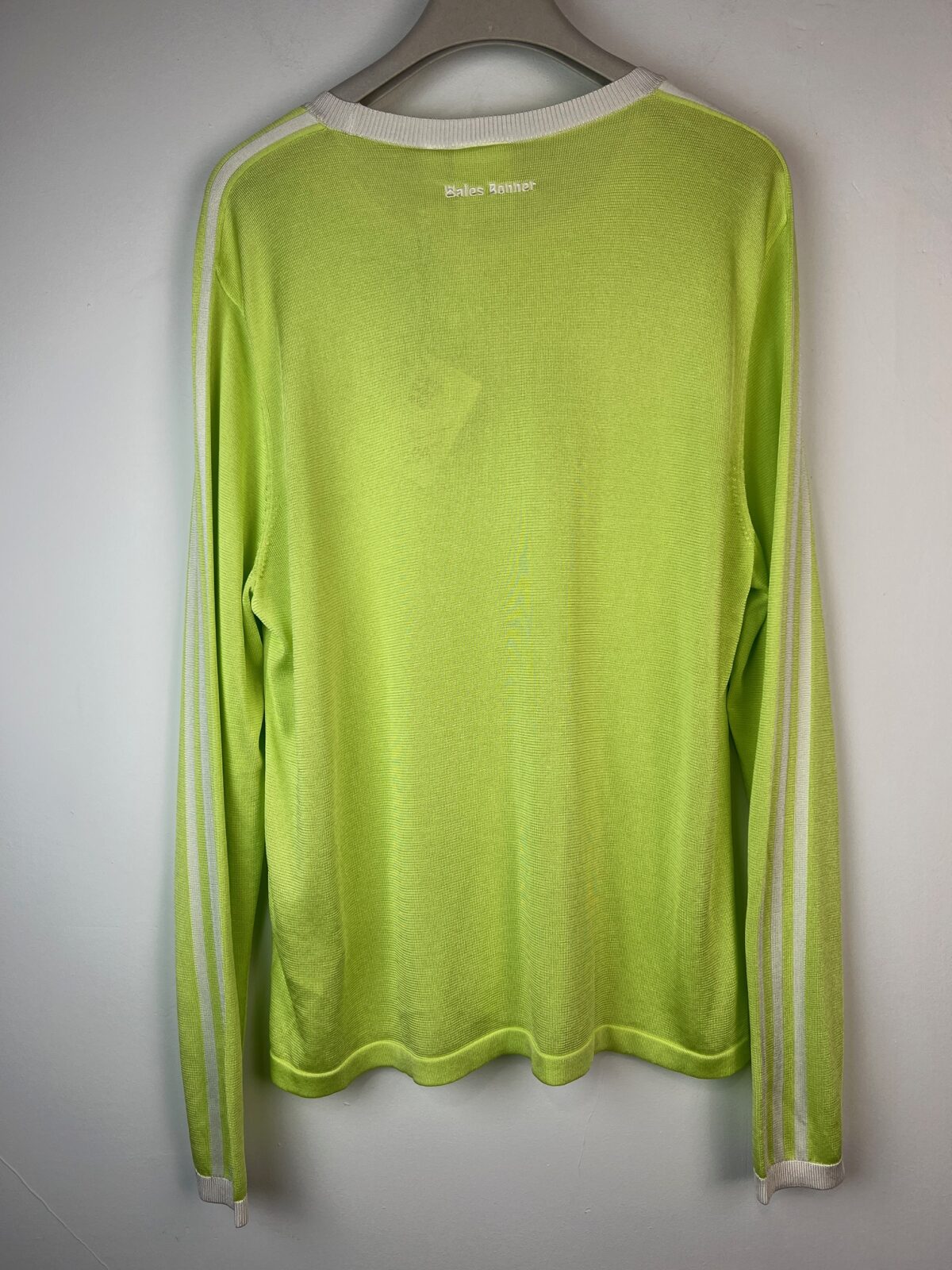 IMG_3067 Longsleeve Adidas x Wales Boner zielona limonka unisex L - obrazek 2