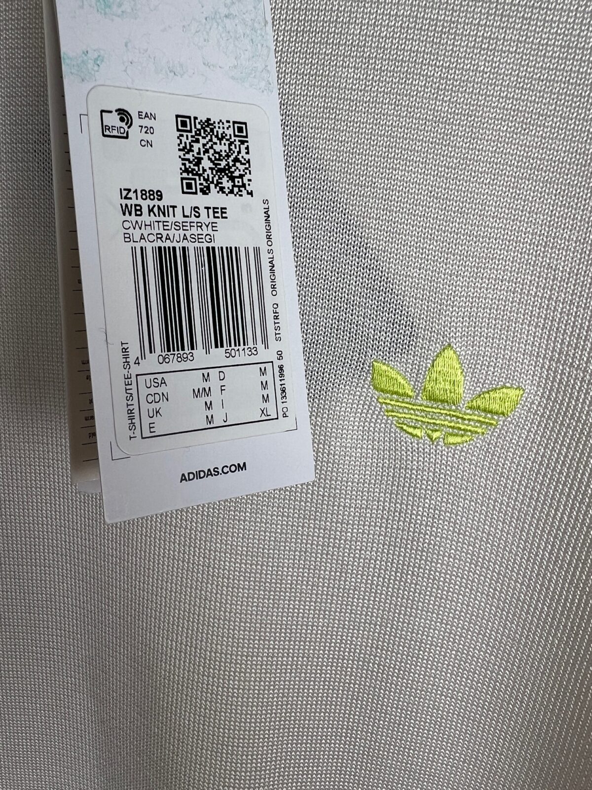 IMG_3069 Longsleeve Adidas x Wales Boner kremowa unisex M - obrazek 3