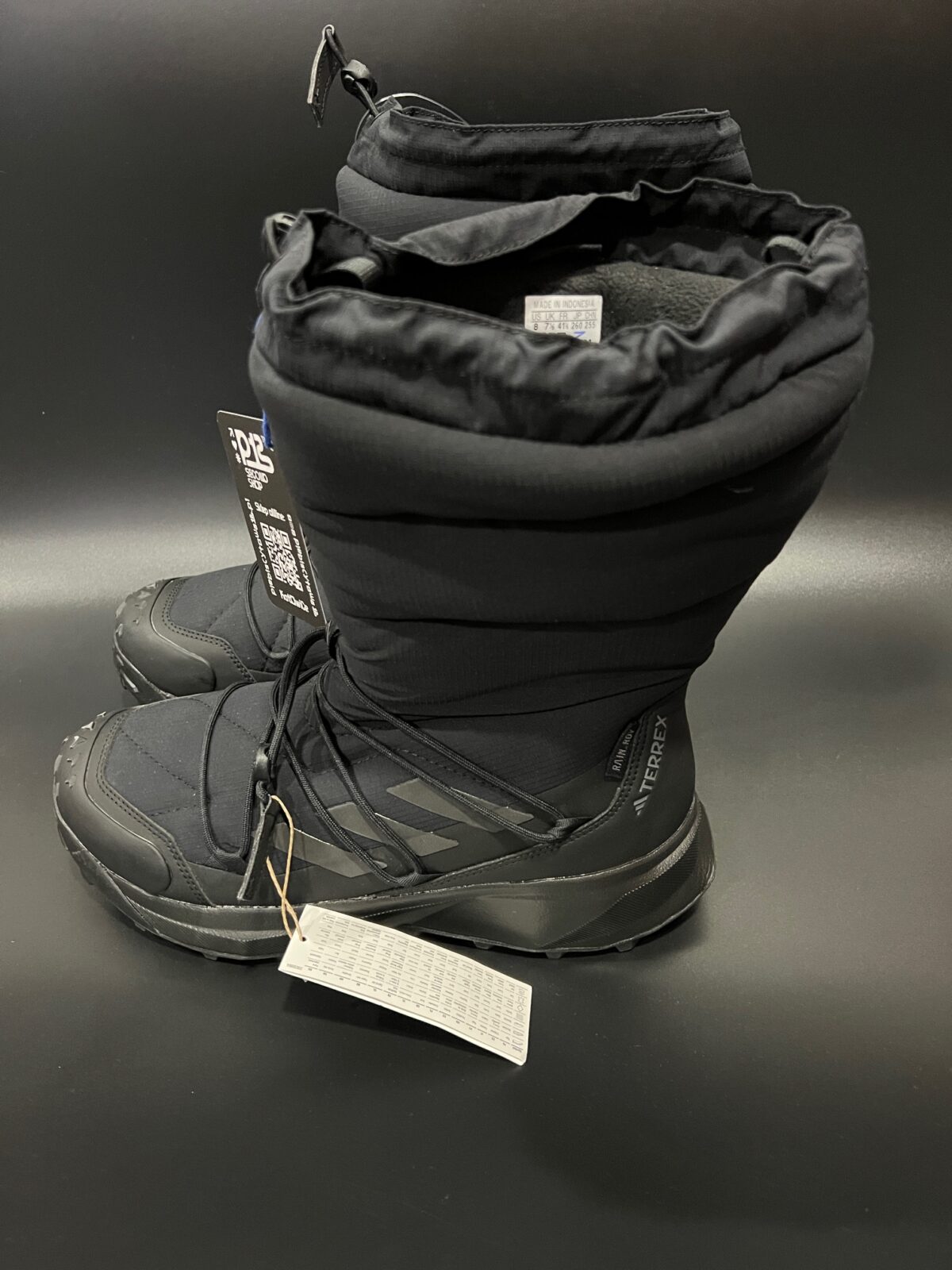 IMG_3311 Buty damskie śniegowce Adidas Terrex Winter Boot High czarne ID2889 - obrazek 5