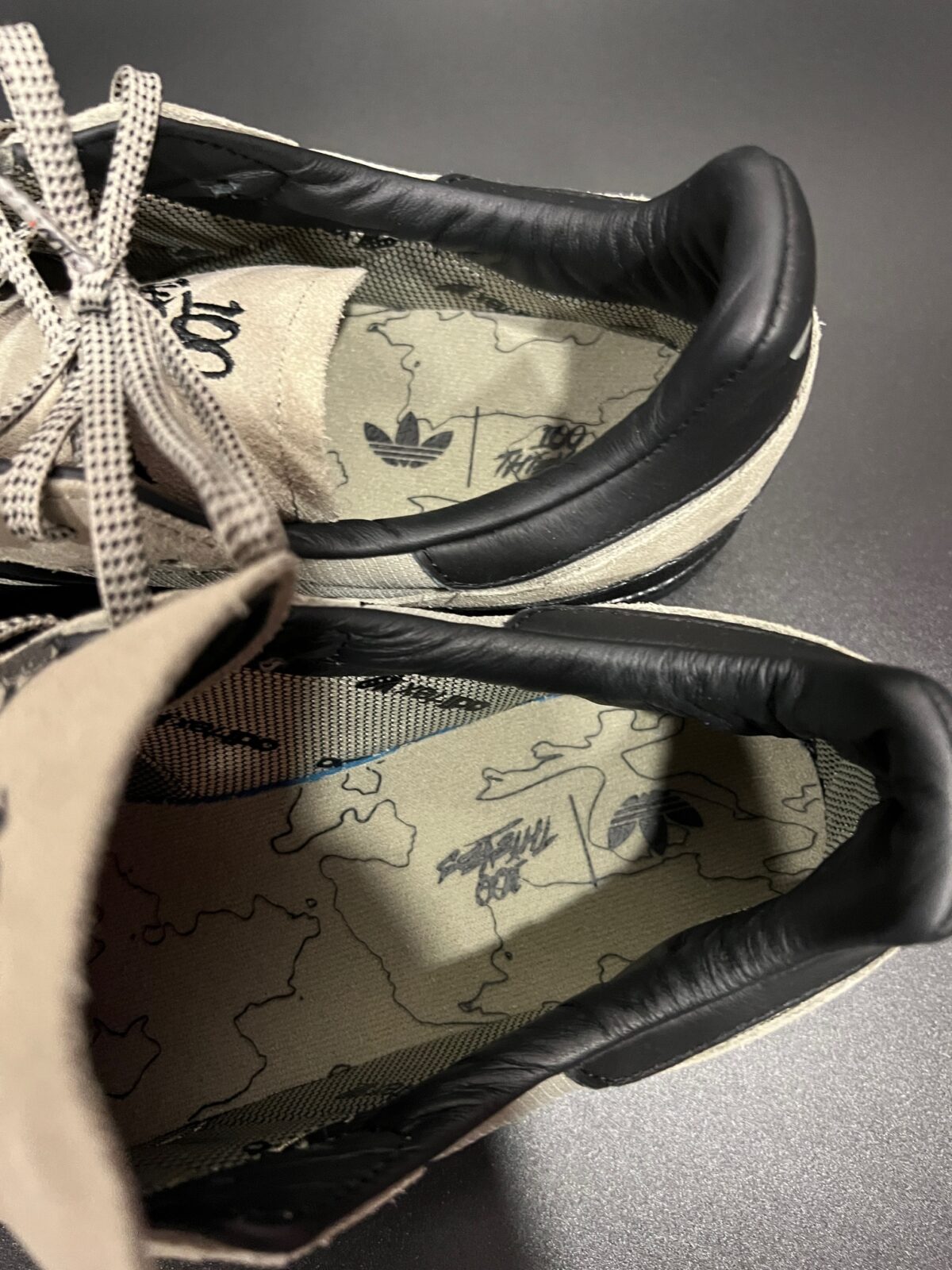 IMG_3395 Sneakersy Adidas x 100 Thieves khaki 45 1\3 - obrazek 2