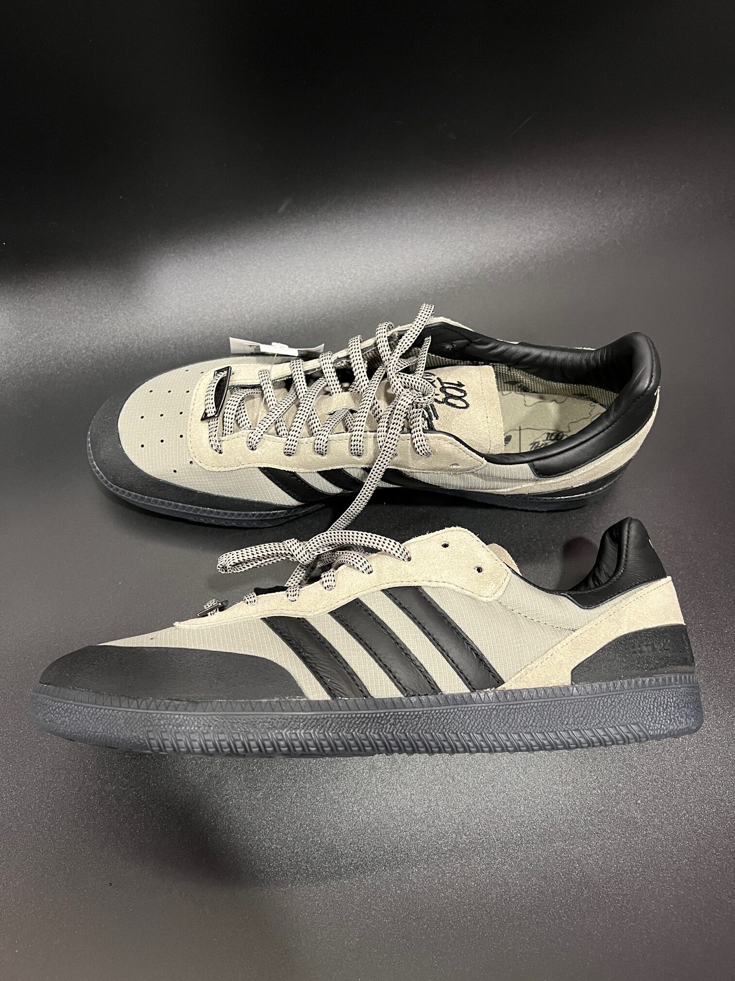 IMG_3405 (1) Sneakersy Adidas x 100 Thieves khaki 45 1\3 - obrazek 1