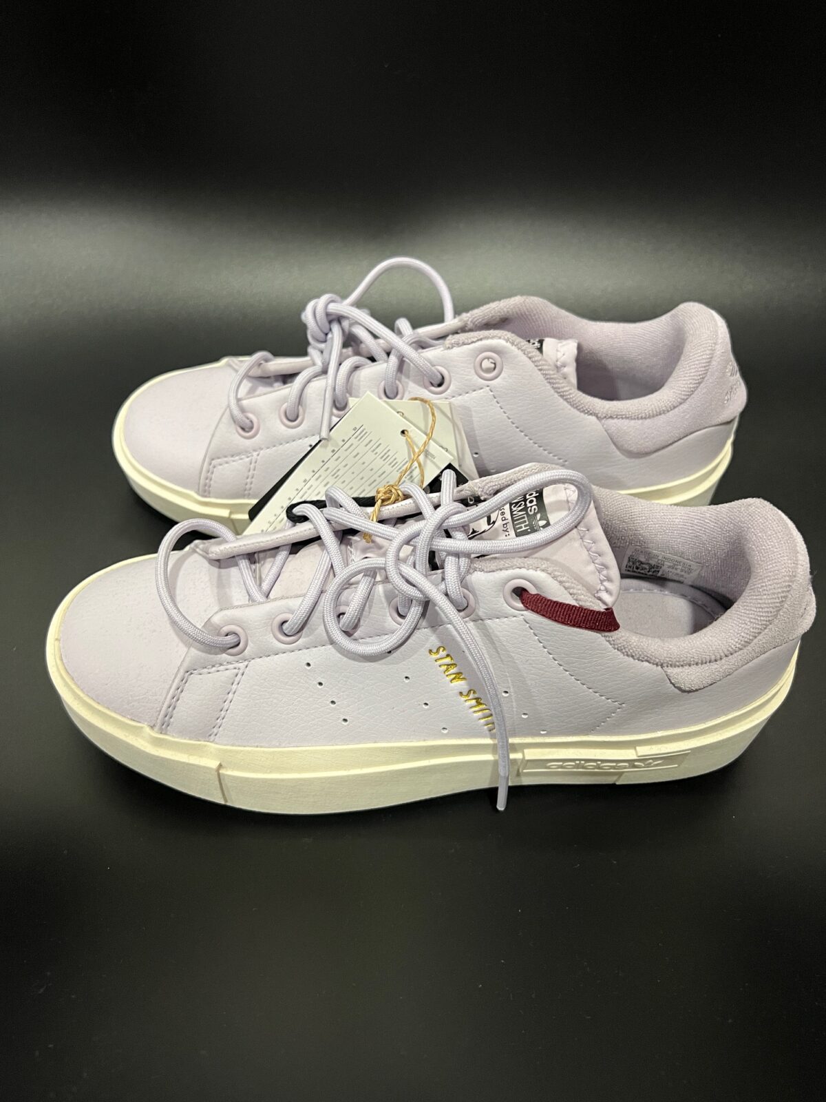 IMG_3446 (1) Sneakersy damskie Adidas Stan Smith Bonega X liliowe HQ6044 - obrazek 5