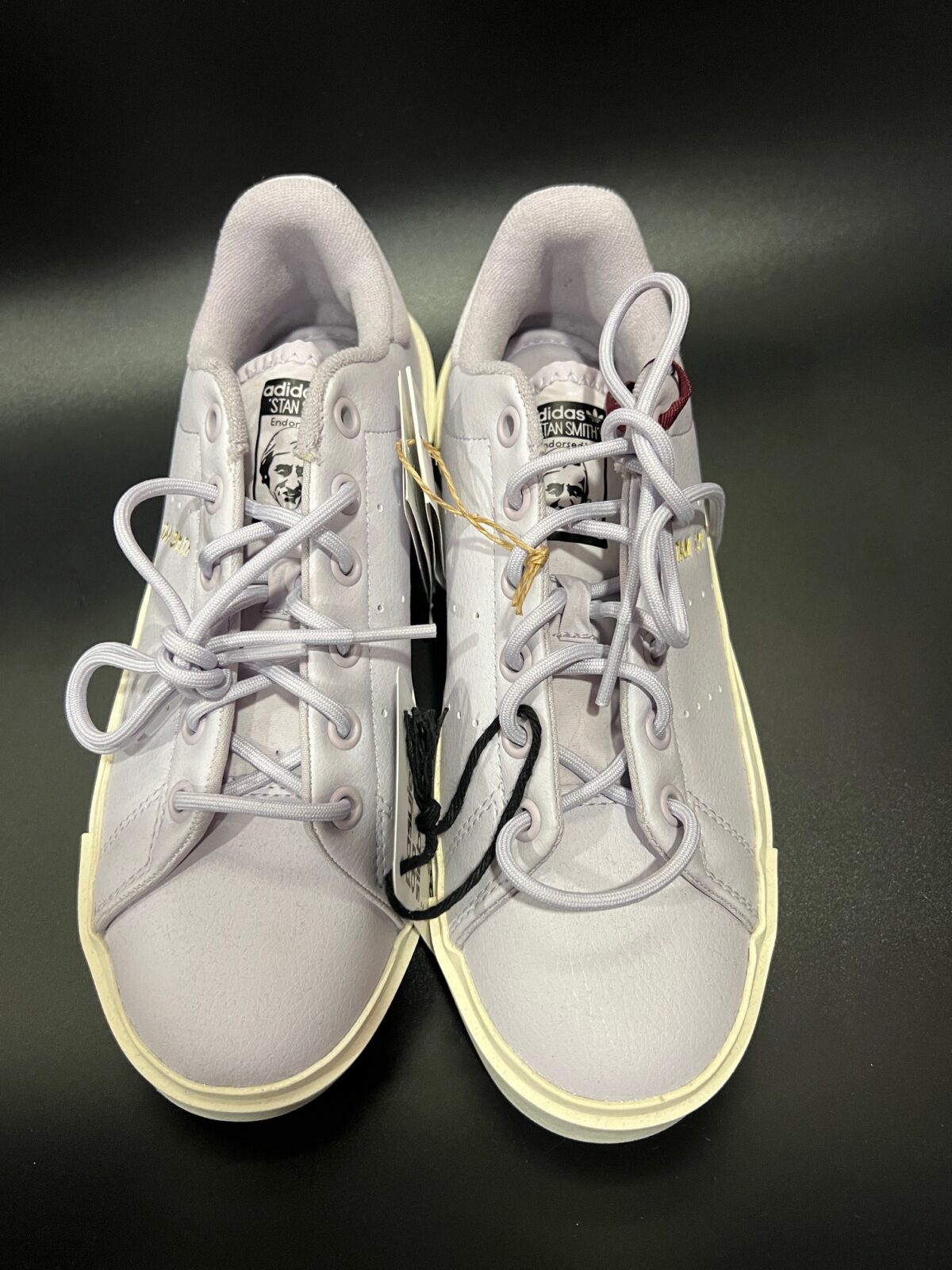 IMG_3448 (1) Sneakersy damskie Adidas Stan Smith Bonega X liliowe HQ6044 - obrazek 4