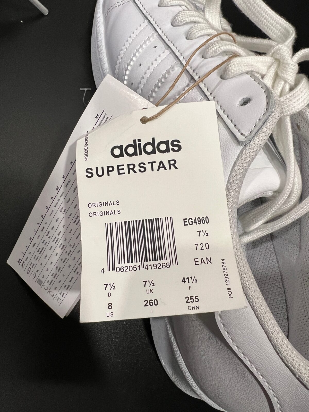 IMG_3486 — kopia Sneakersy Adidas Superstar Originals białe unisex 41 1\3 - obrazek 5