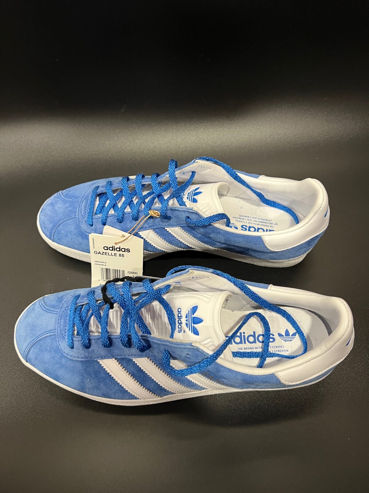 IMG_3505 Sneakersy męskie Adidas Gazelle 85 niebieskie 44 - obrazek 6