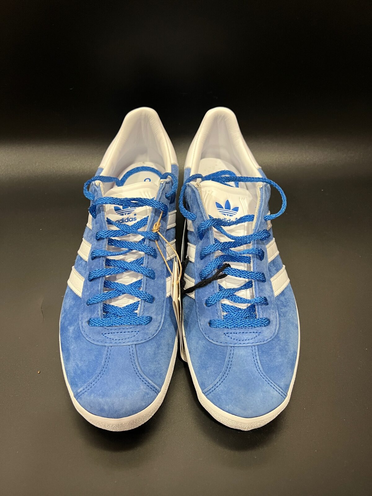 IMG_3506 Sneakersy męskie Adidas Gazelle 85 niebieskie 44 - obrazek 5