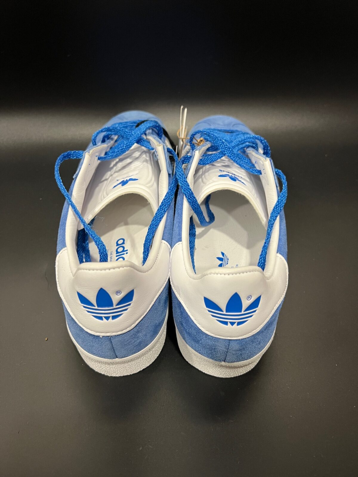 IMG_3507 Sneakersy męskie Adidas Gazelle 85 niebieskie 44 - obrazek 4