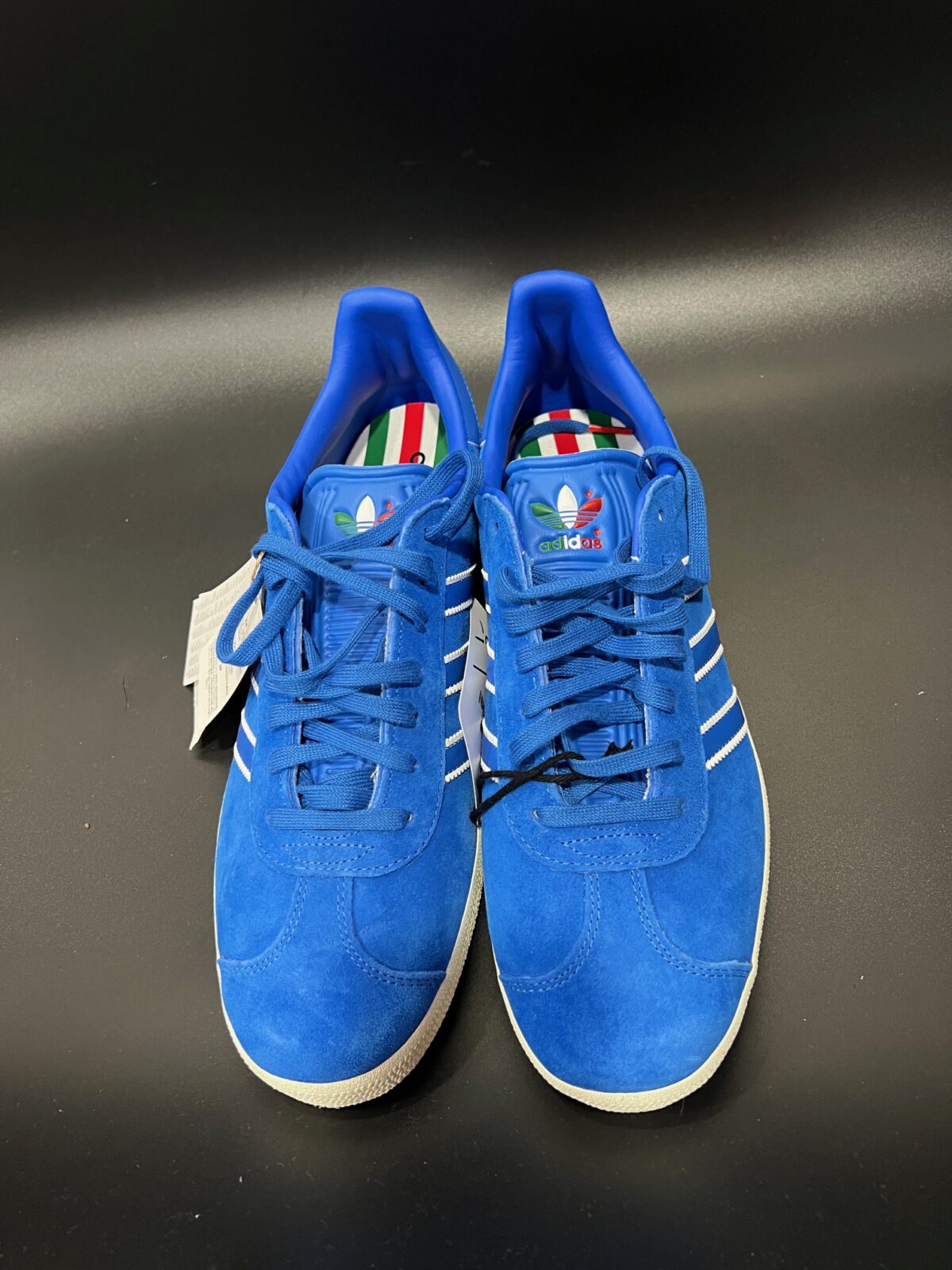 IMG_3513 Sneakersy męskie Adidas Gazelle niebieskie 46 - obrazek 4