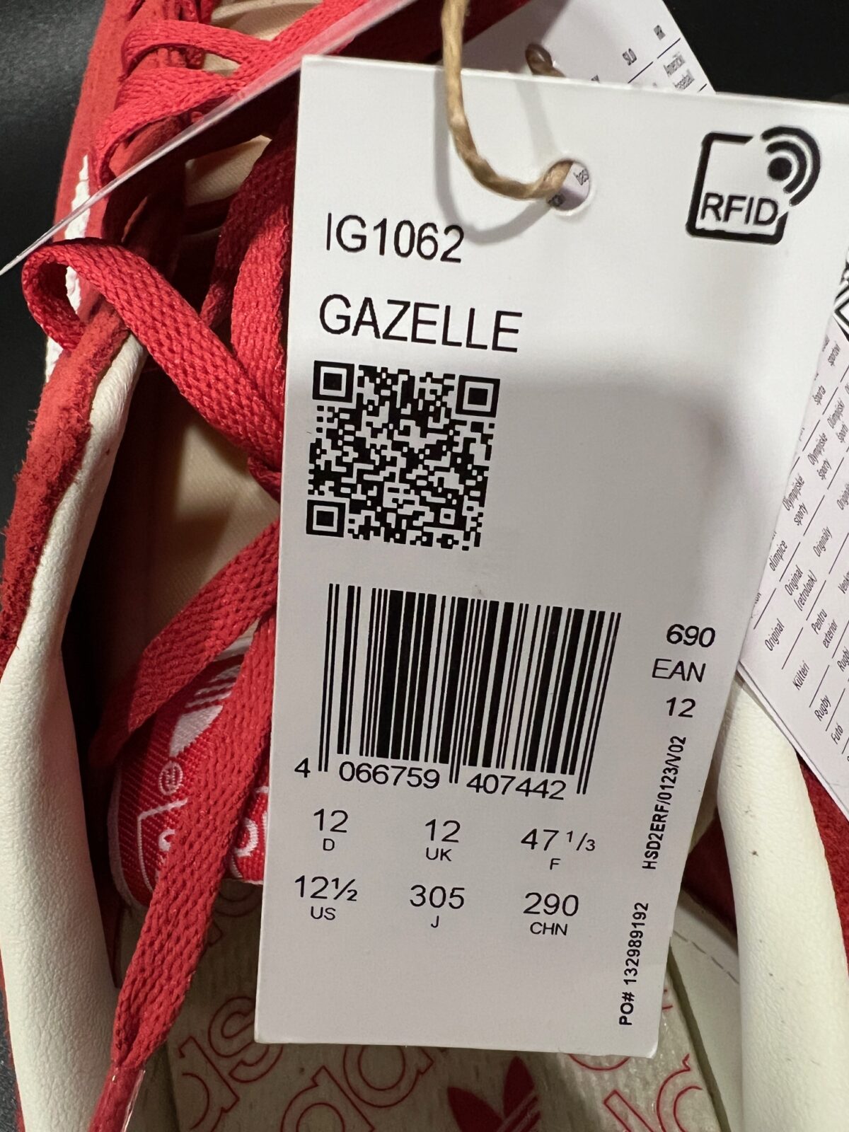 IMG_3527 Sneakersy męskie Adidas Gazelle ceglaste 47 1\3 - obrazek 2