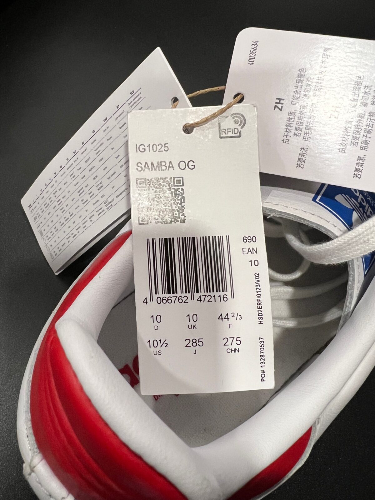 IMG_3533 Sneakersy męskie Adidas Samba OG 44 2\3 - obrazek 2