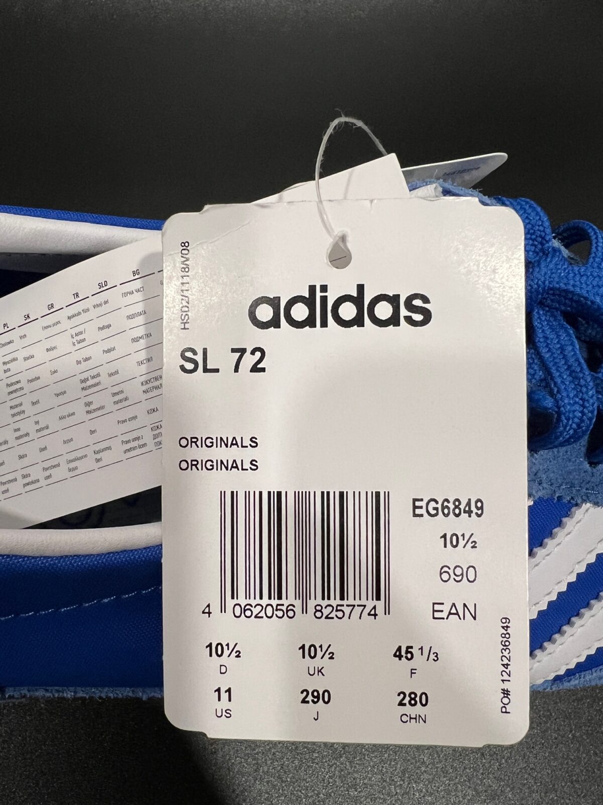 IMG_3573 Sneakersy męskie Adidas SL72 niebieskie 45 1\3 - obrazek 2