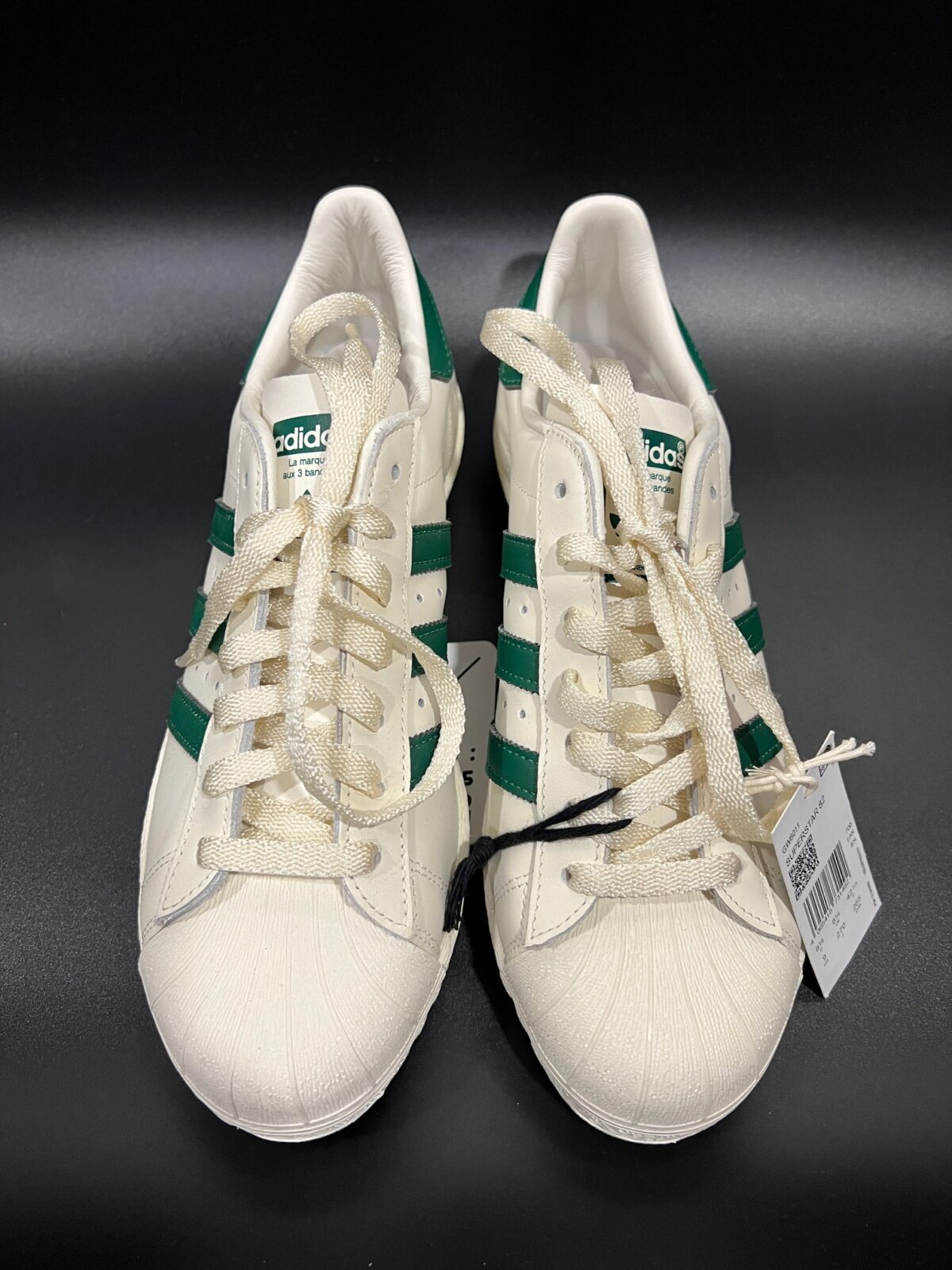 IMG_3615 Sneakersy Adidas Superstar 82 kremowe skórzane 42 2\3 - obrazek 4