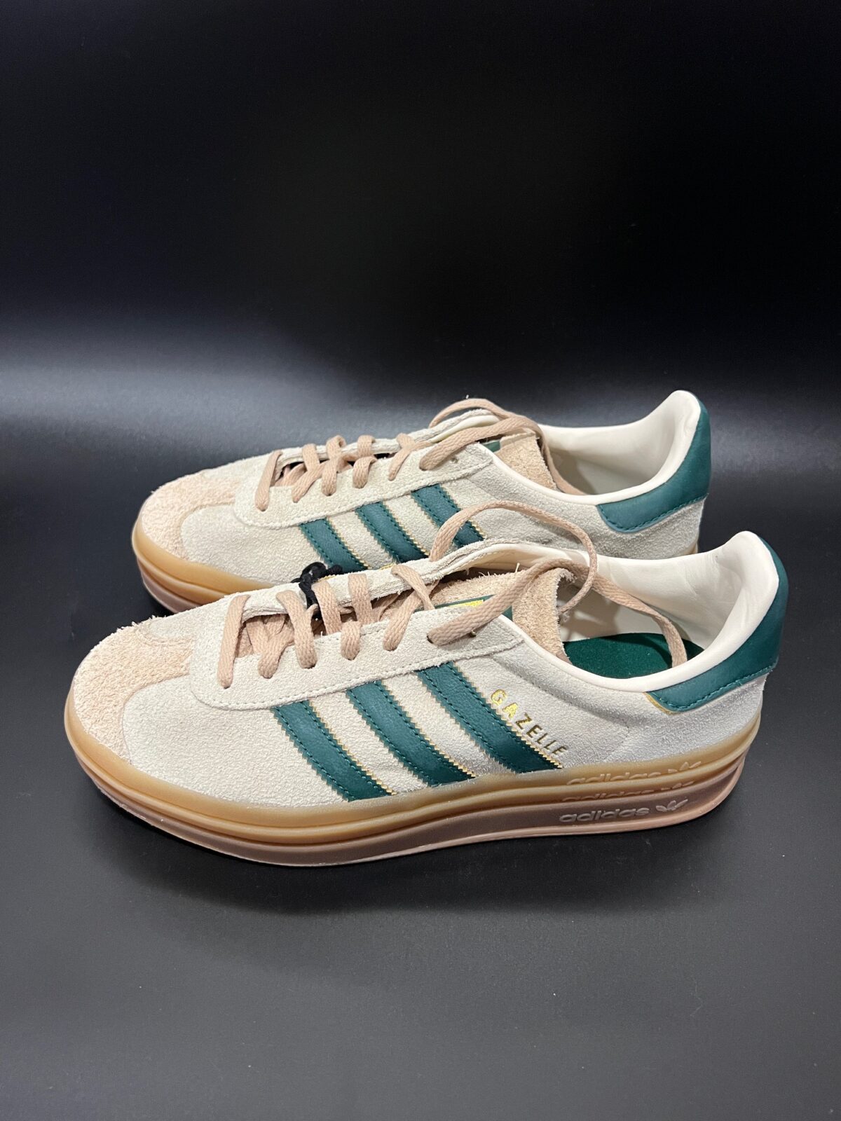 IMG_3695 Sneakersy damskie Adidas Gazelle Bold beżowe 40 - obrazek 7