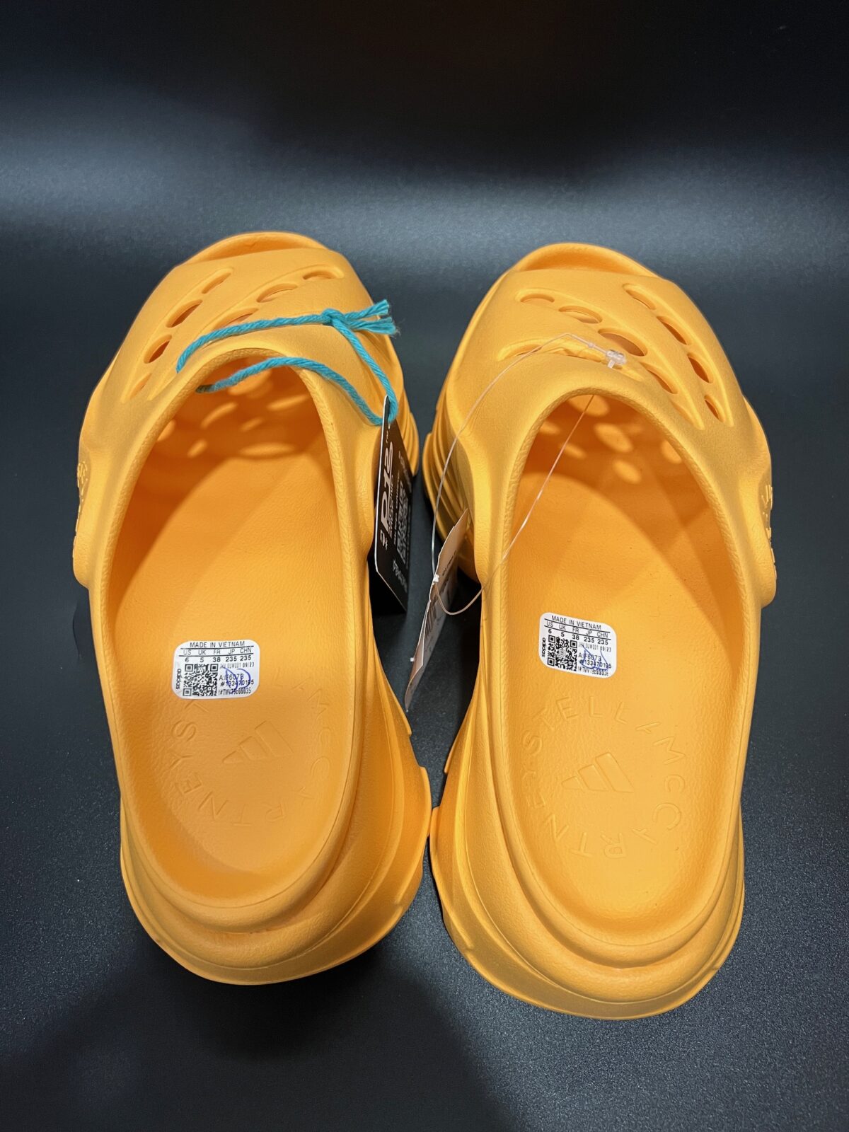 IMG_3718 Klapki damskie Adidas x Stella McCartney Clogs Hazy Orange 38 - obrazek 5
