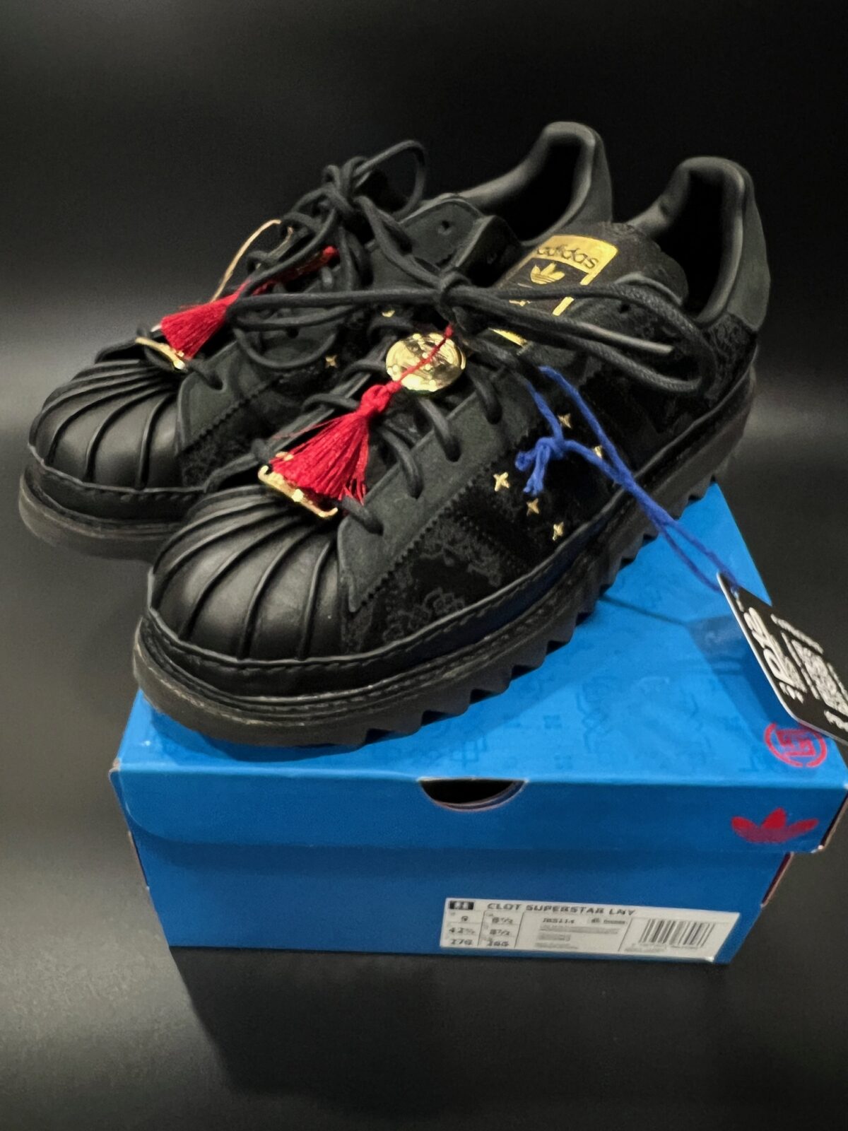 IMG_3897 Sneakersy Adidas Superstar x CLOT 42 2\3 - obrazek 7