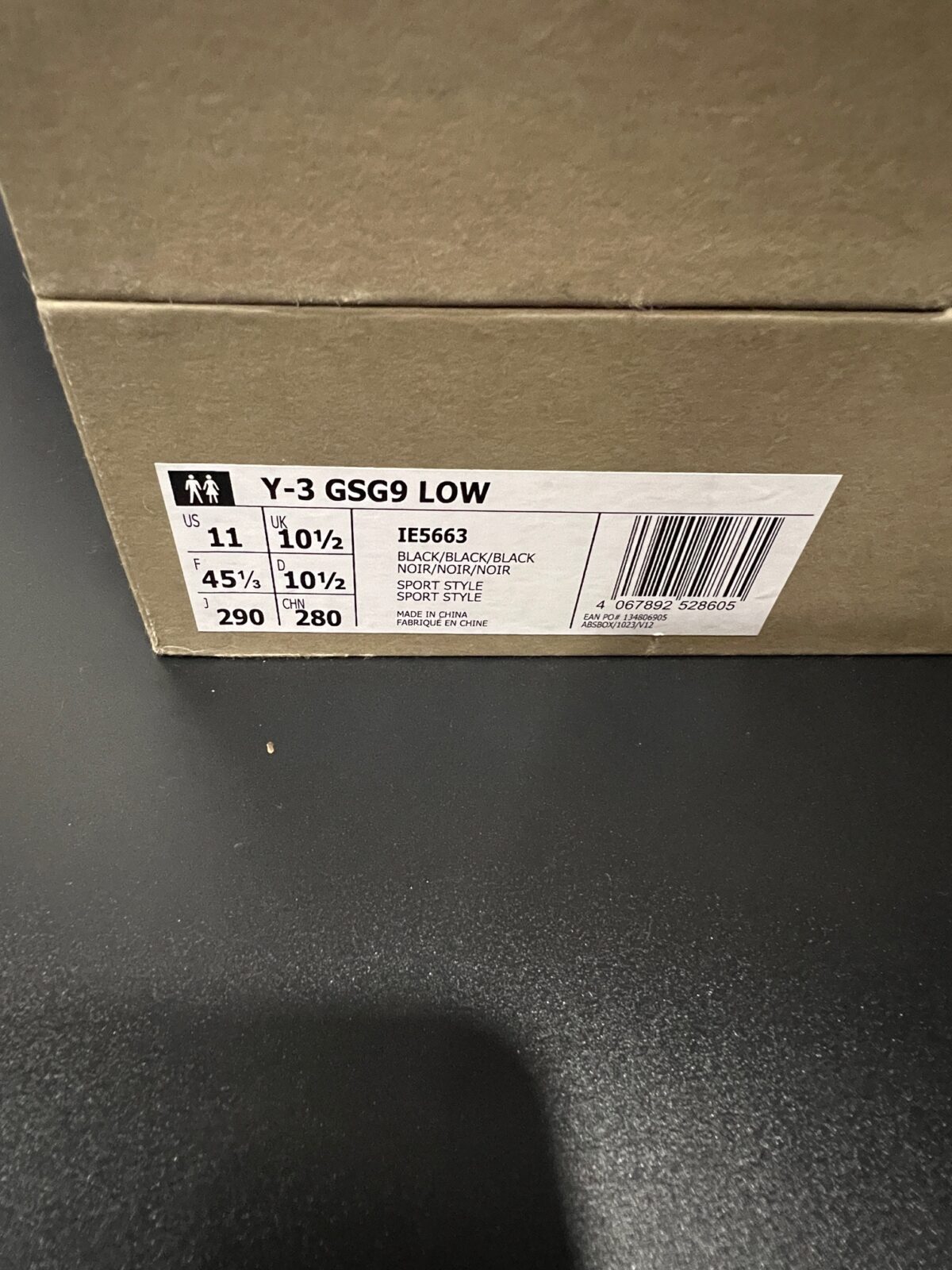 IMG_3900 Sneakersy Adidas x Yohji Yamamoto Y-3 GSG9 Low 45 1\3 - obrazek 4