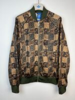 Bluza męska Adidas Originals brązowa moro kwadraty M