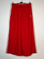 Spodnie damskie Adidas Originals cienkie szerokie czerwone L