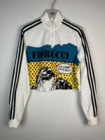 Bluza top Adidas x Fiorucci biała S-M