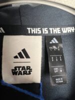 Bluza Adidas Star Wars szara z kapturem S - obrazek 2