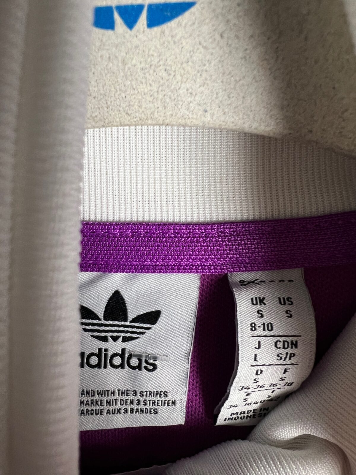 Bluza damska Adidas Originals fioletowa fuksja S - obrazek 3