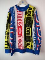 Sweter męski Adidas wzór szalikowy M