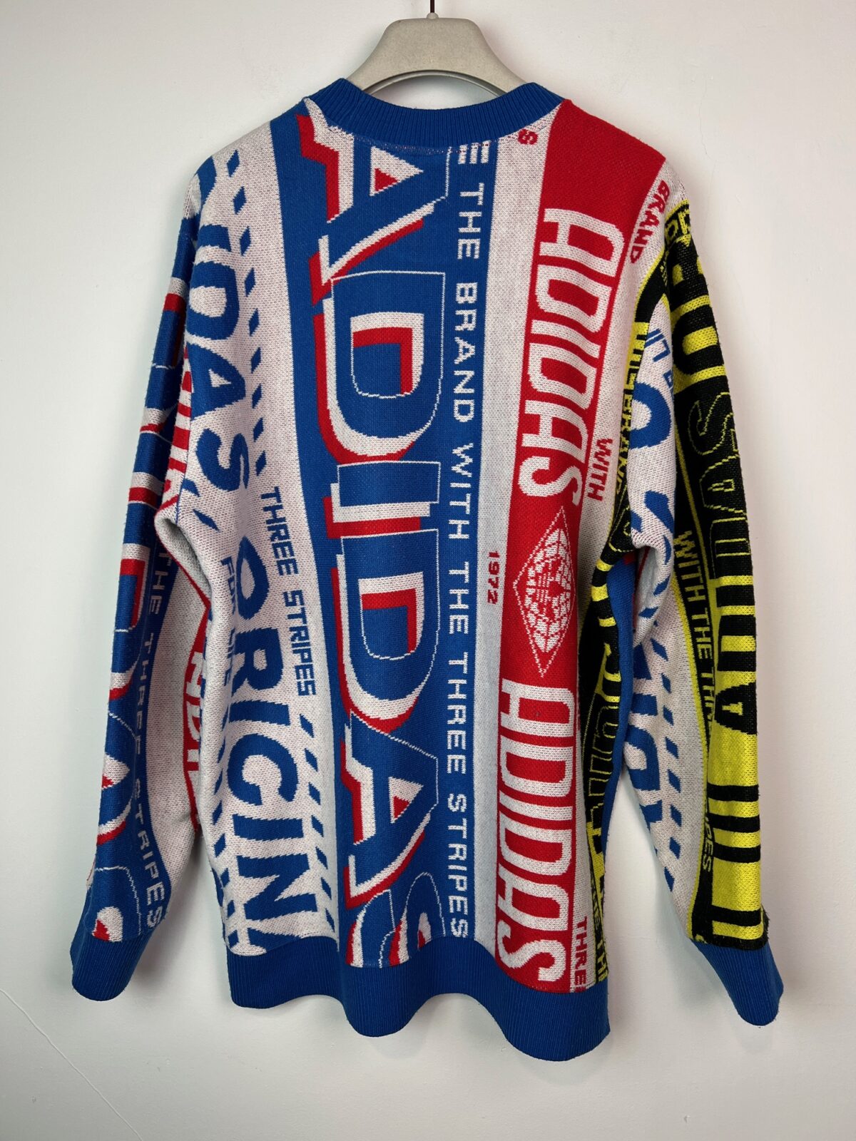 IMG_5059 Sweter męski Adidas wzór szalikowy M - obrazek 2